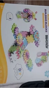 Brastoy Blocos de Montar com Engrenagens – Brinquedo Educativo STEAM 165 Peças com Motor photo review